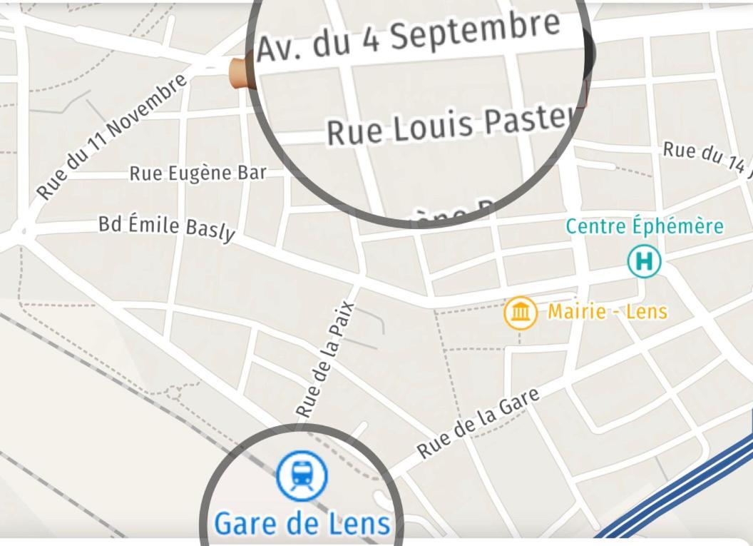 Terrils Jumeaux, Train Lens - Paris Trajet D'Environ 1 Heure 10 Minutes Lägenhet Exteriör bild